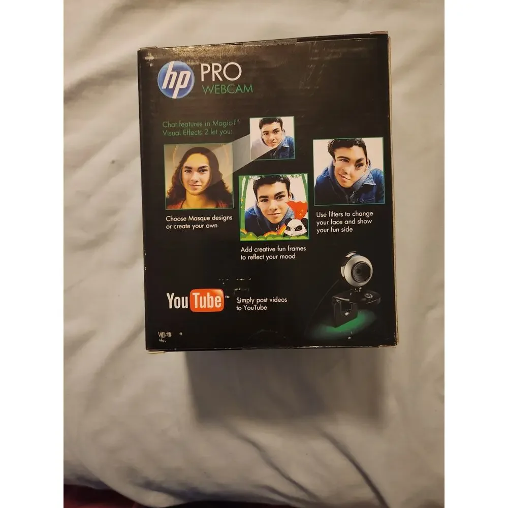 NEW IN BOX. HP Pro Webcam AU165AA - 640x480 2MP USB Video Camera